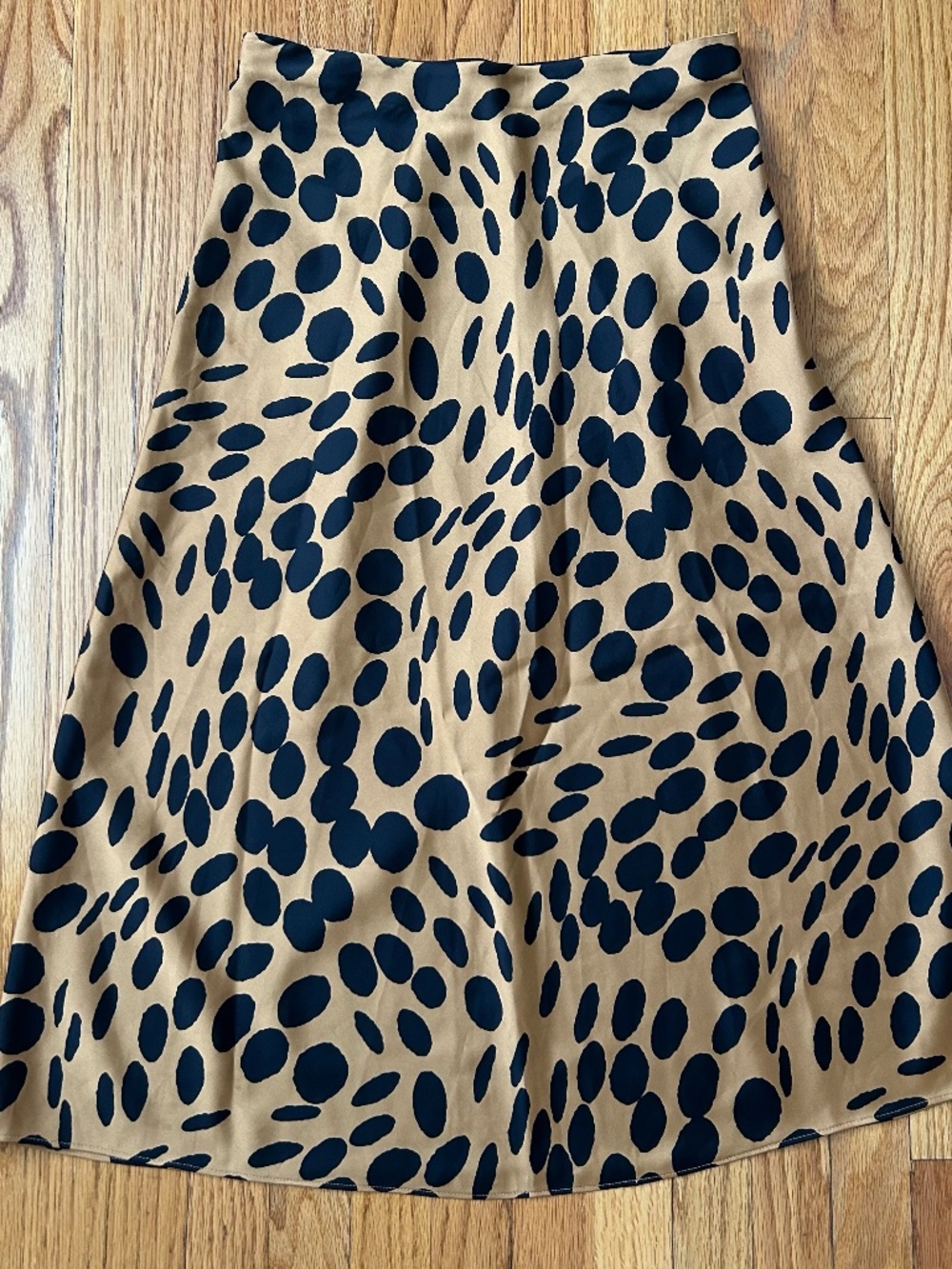 J Crew Leopard Polka Dota Midi Skirt